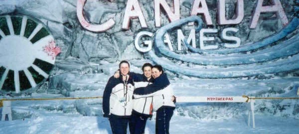 Oakville Physio Claire at the canada winter games as an athlete