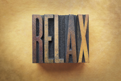 Relax - words to show oakville massage and physio