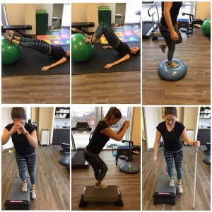 Physiotherapist in oakville showing exercises for sports injury prevention