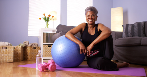 woman after working out showing Oakville pelvic health Physio