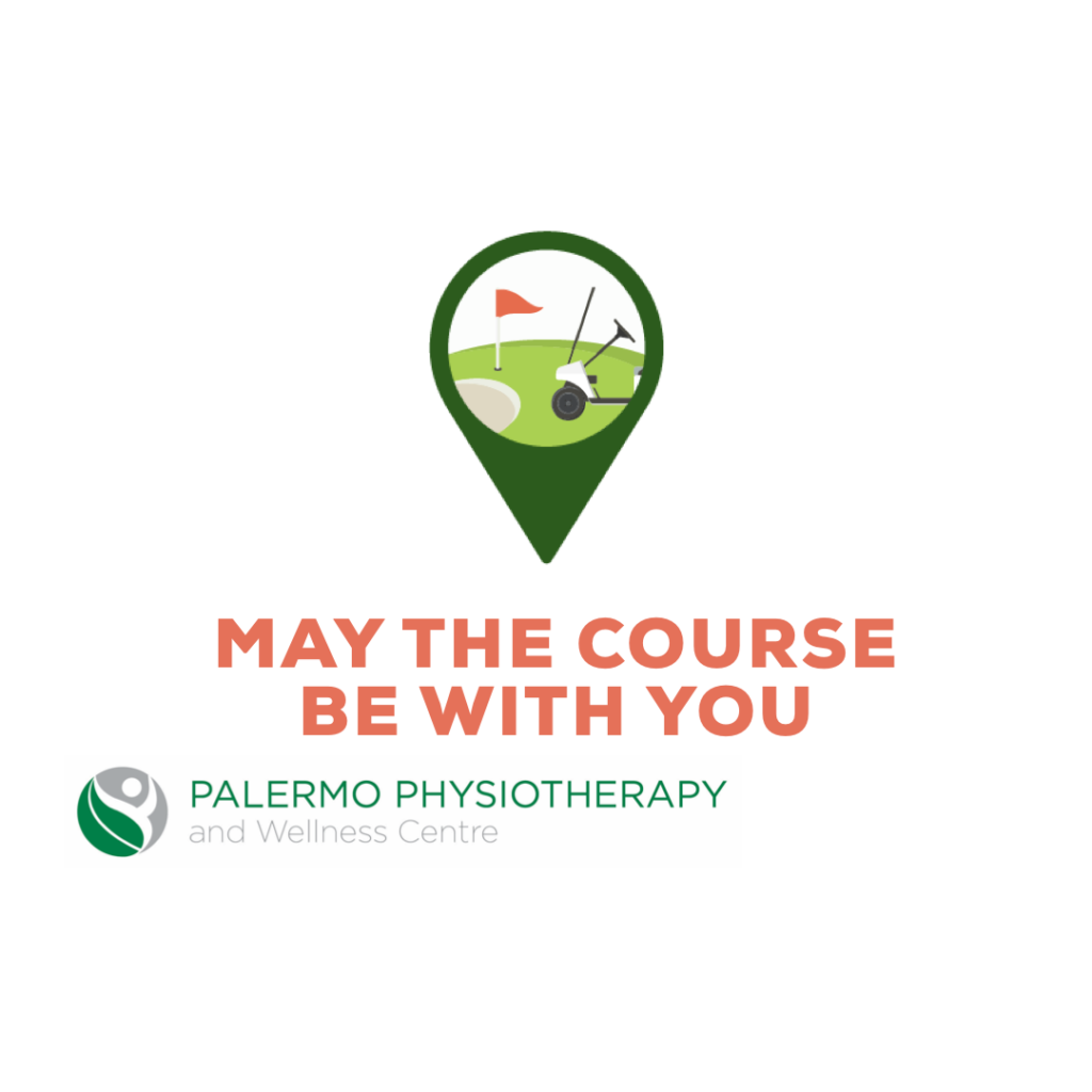 Golf course logo showing oakville Physio doing virtual physio for golfers